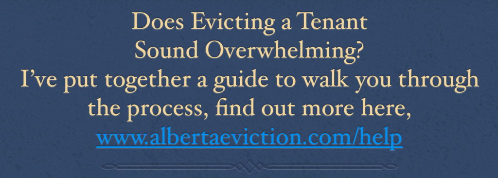 Click Here To Find Out About The Alberta Eviction Guide